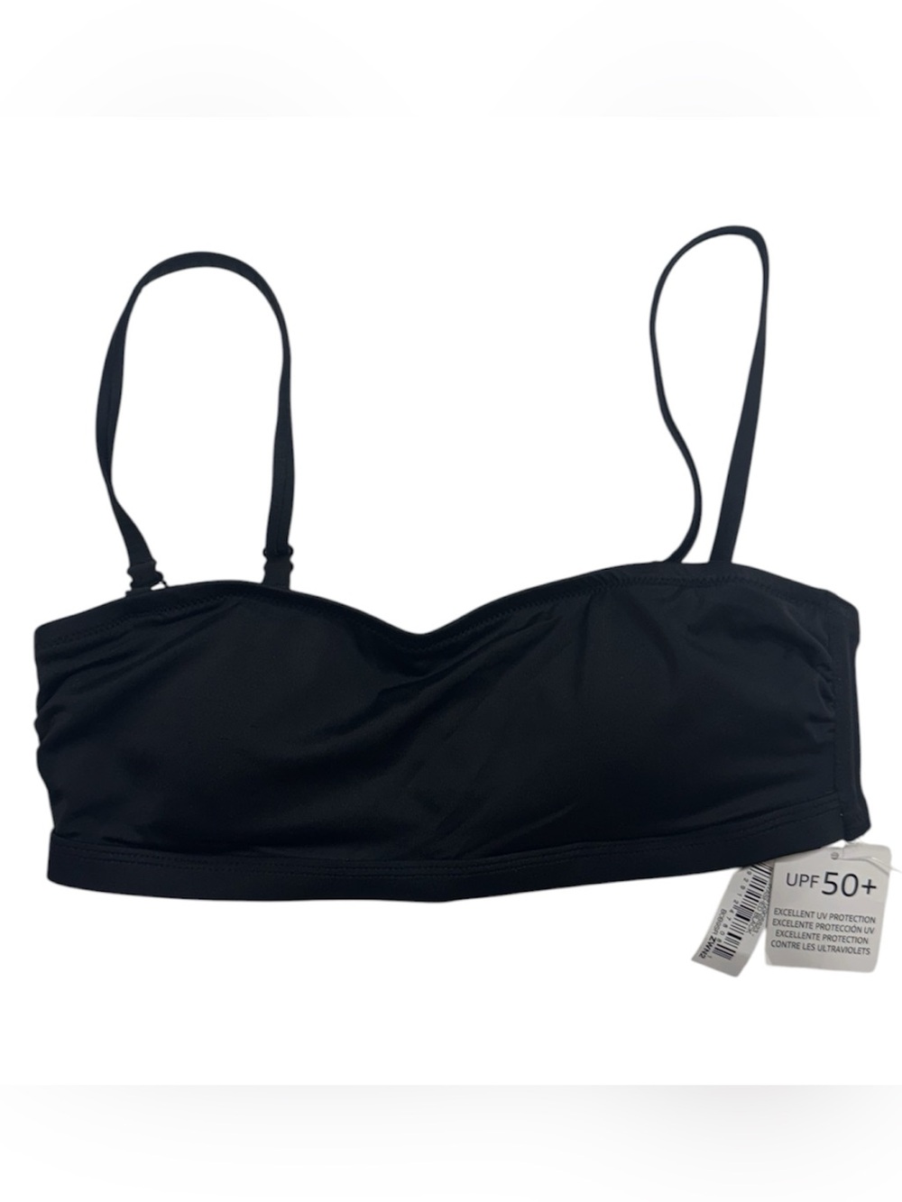 Amazon Essentials size XS all black bikini swim top NWT in perfect condition!